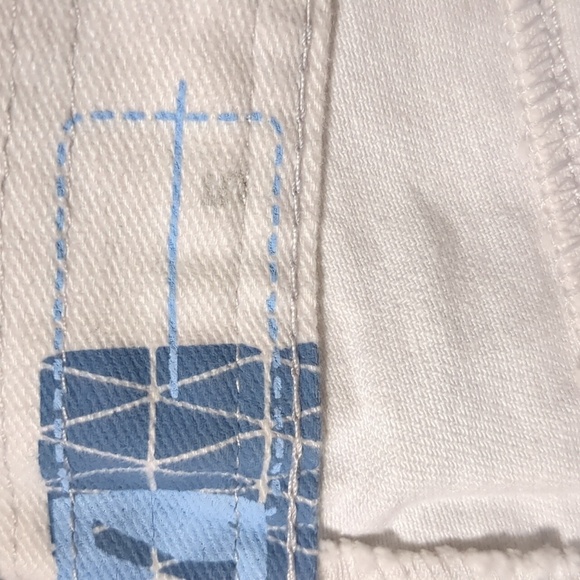 Roxy white distressed Jean Juniors shorts Size 5, NWT - Picture 10 of 10